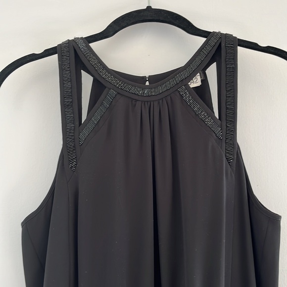 Black Jumpsuit - BCBG XXS. Elastic waist with pockets - Picture 3 of 7